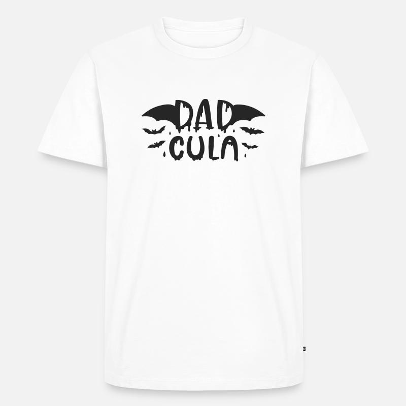 Dad Cula - Männer Premium Bio T-Shirt - Weiß