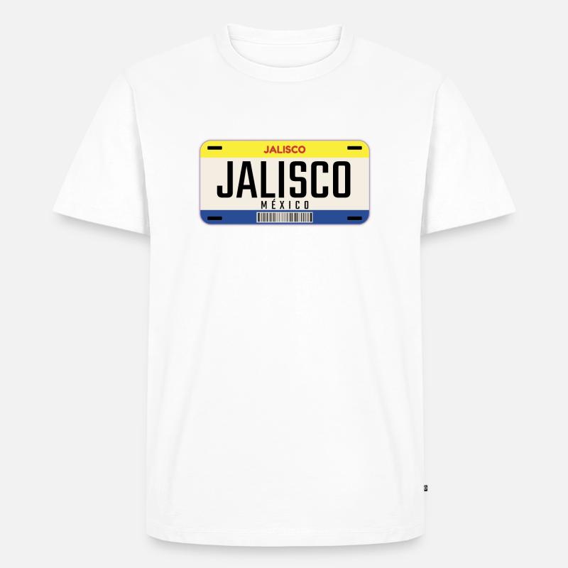 Cours de Mexico Jalisco - T-shirt Premium bio Homme - blanc