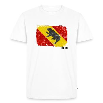 Berne - Canton de Berne - Ville de Berne - T-shirt Premium bio Homme - blanc - Devant - Nico (187cm)