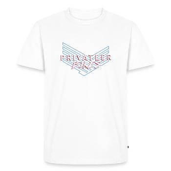 Vélos corsaires - T-shirt Premium bio Homme - blanc - Devant - Nico (187cm)