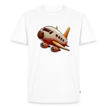 Comic Jumbo - T-shirt Premium bio Homme - blanc - Devant - Nico (187cm)