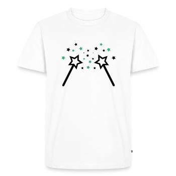 Baguette 002 - T-shirt Premium bio Homme - blanc - Devant - Nico (187cm)