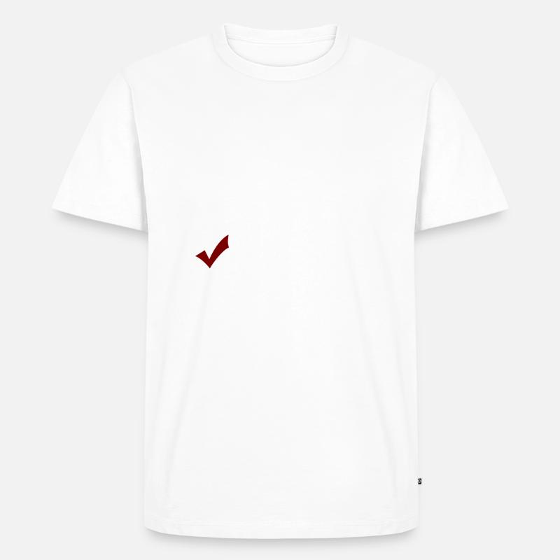 SINGLE HATE - T-shirt Premium bio Homme - blanc