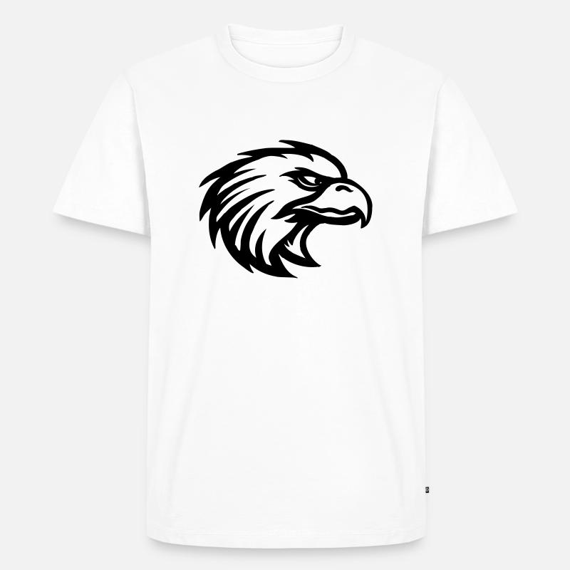 Adler de - Männer Premium Bio T-Shirt - Weiß