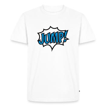 Sauter - T-shirt Premium bio Homme - blanc - Devant - Nico (187cm)