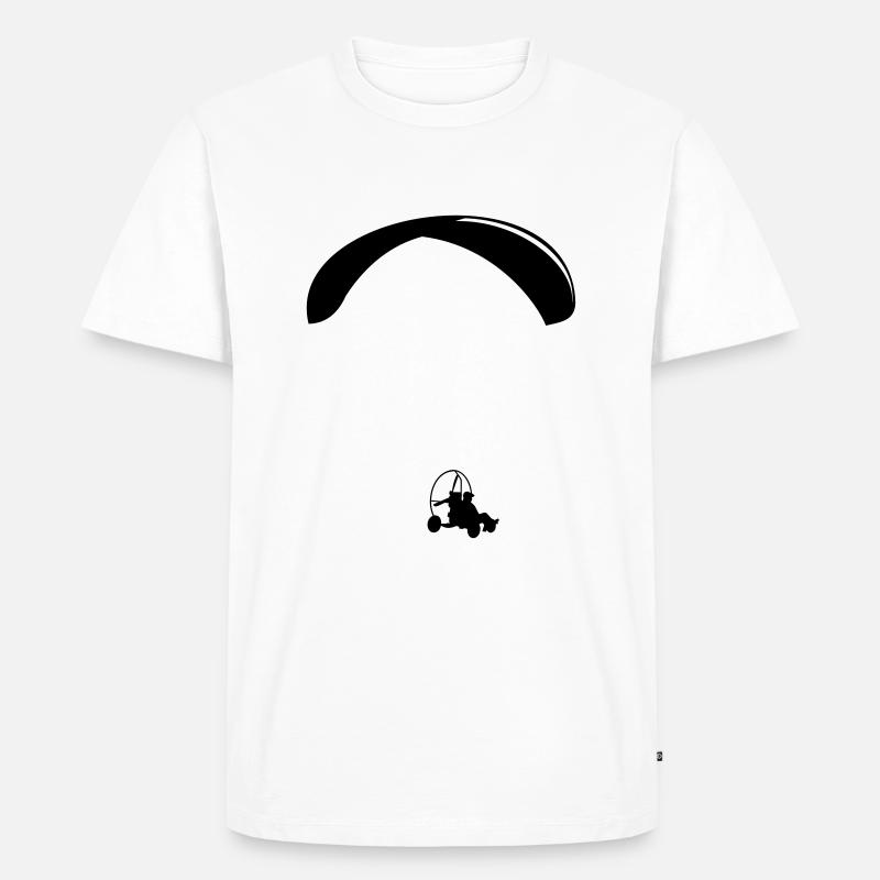 Paramoteur Paramoteur Trike - T-shirt Premium bio Homme - blanc