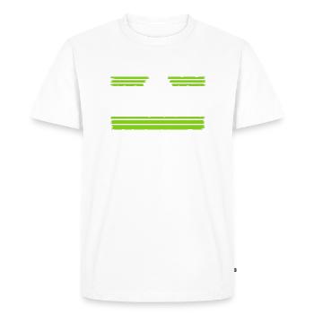 plombier menuisier arboriculteur charpentier blague - T-shirt Premium bio Homme - blanc - Devant - Nico (187cm)