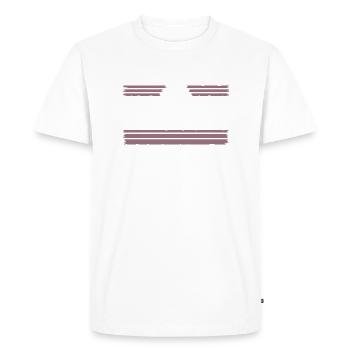 union charpentier axes cool idée cadeau - T-shirt Premium bio Homme - blanc - Devant - Nico (187cm)