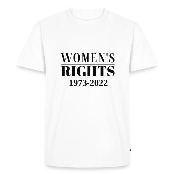 Droits des femmes 1973 - 2022 - T-shirt Premium bio Homme - blanc - Devant - Nico (187cm)
