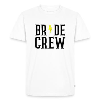 Bride crew - Men's Premium Organic T-Shirt - white - Front - Nico (187cm)