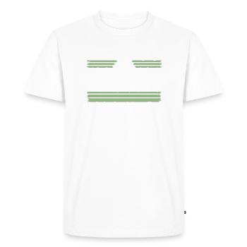 charpentier scie charpentier drôle tshirts cutter - T-shirt Premium bio Homme - blanc - Devant - Nico (187cm)