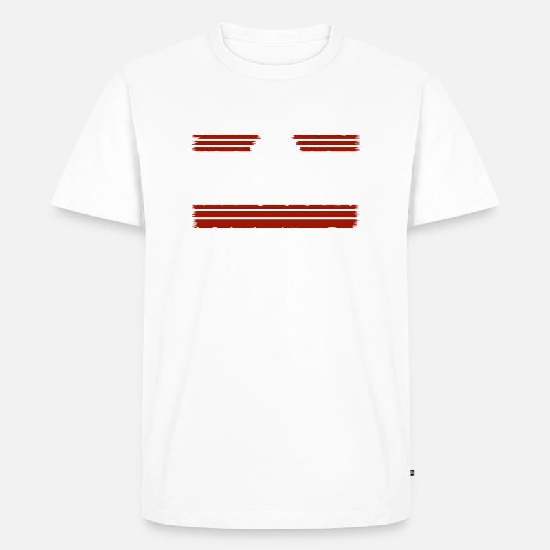 carpentry wood woodcutter apprentice - Männer Premium Bio T-Shirt - Weiß