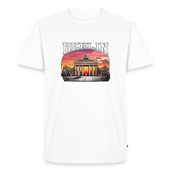 Berlin depuis 1237 (2) - T-shirt Premium bio Homme - blanc - Devant - Nico (187cm)