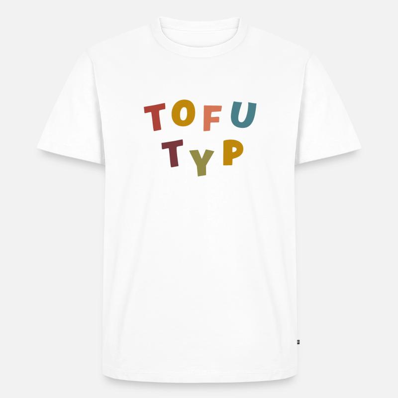 Tofu-Typ - Männer Premium Bio T-Shirt - undefined