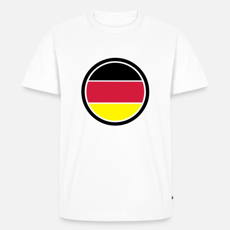 Germany Emblem - Men's Premium Organic T-Shirt - white
