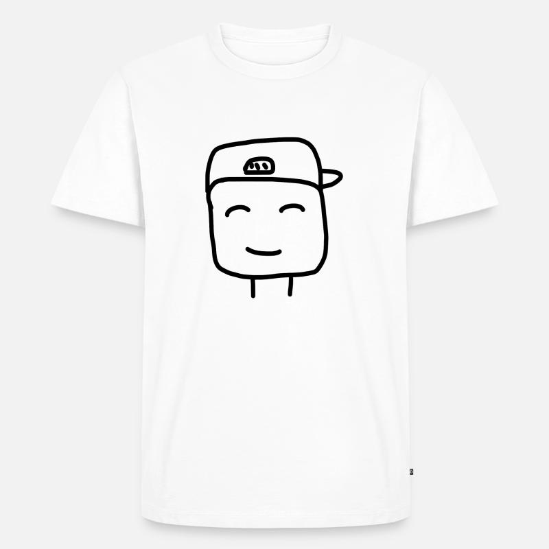 ComicBoy - Männer Premium Bio T-Shirt - Weiß