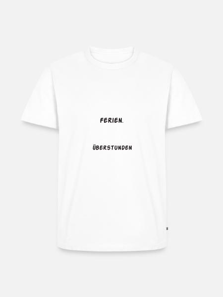 Lehrer Ferien - Männer Premium Bio T-Shirt - Weiß