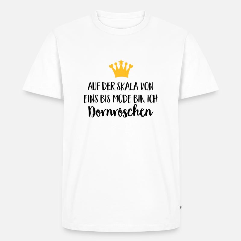 Dornröschen - Männer Premium Bio T-Shirt - Weiß