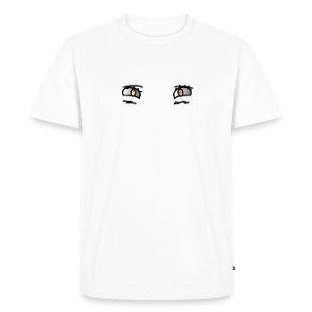 mignon - T-shirt Premium bio Homme - blanc - Devant - Nico (187cm)