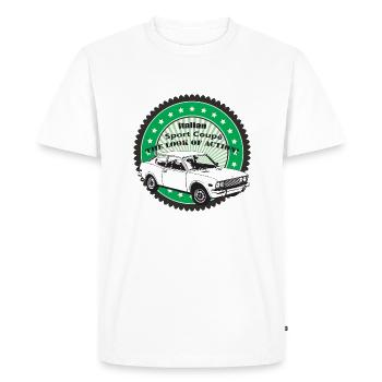 Coup d’État sportif italien - T-shirt Premium bio Homme - blanc - Devant - Nico (187cm)