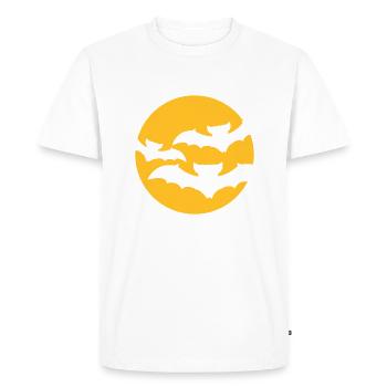 nuit mond 3 amis schwarm beaucoup de modèle volhund - T-shirt Premium bio Homme - blanc - Devant - Nico (187cm)