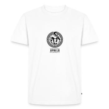 Apollo Greek god gift - Men's Premium Organic T-Shirt - white - Front - Nico (187cm)