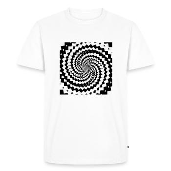 Arabesques33 - Men's Premium Organic T-Shirt - white - Front - Nico (187cm)