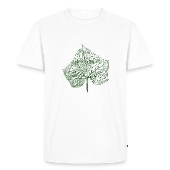 laisser - T-shirt Premium bio Homme - blanc - Devant - Nico (187cm)