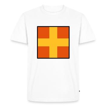 Romeo - T-shirt Premium bio Homme - blanc - Devant - Nico (187cm)