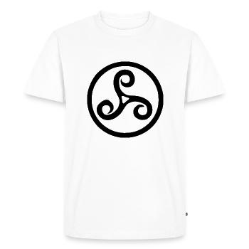 tribal - T-shirt Premium bio Homme - blanc - Devant - Nico (187cm)