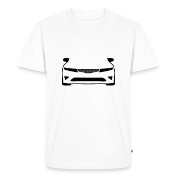 JDM Car eyes FN | T-shirts JDM - Men's Premium Organic T-Shirt - white - Front - Nico (187cm)