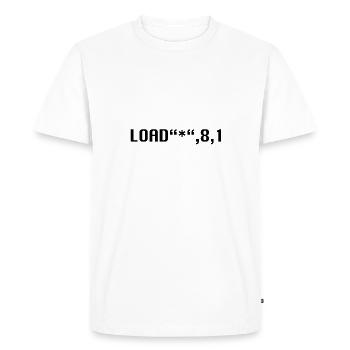 Command - Men's Premium Organic T-Shirt - white - Front - Nico (187cm)