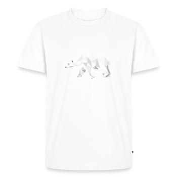 Icebear - Men's Premium Organic T-Shirt - white - Front - Nico (187cm)
