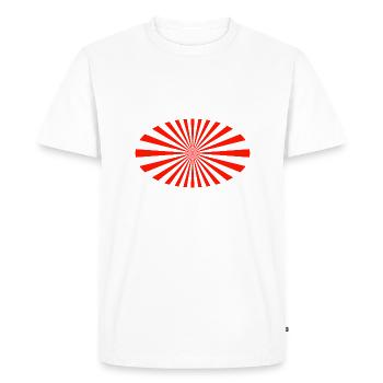 Japon - T-shirt Premium bio Homme - blanc - Devant - Nico (187cm)