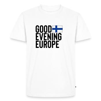Finlande - T-shirt Premium bio Homme - blanc - Devant - Nico (187cm)