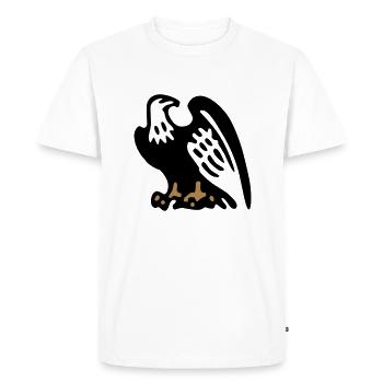 aigle aquila2 - T-shirt Premium bio Homme - blanc - Devant - Nico (187cm)