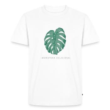 Monster Deliciosa - Men's Premium Organic T-Shirt - white - Front - Nico (187cm)