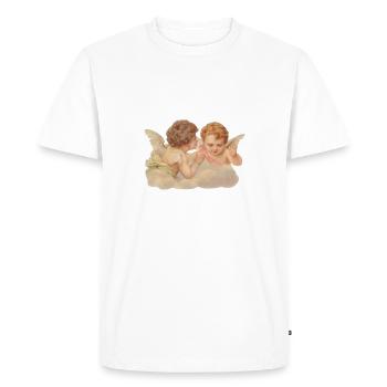 Engel Design - T-shirt Premium bio Homme - blanc - Devant - Nico (187cm)