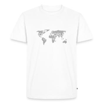 Voyage Vacances De Voyage Sort - T-shirt Premium bio Homme - blanc - Devant - Nico (187cm)