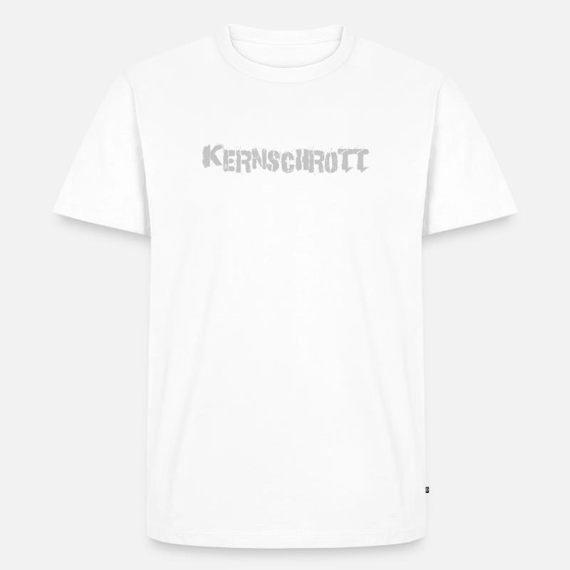 Kernschrott - Männer Premium Bio T-Shirt - Weiß