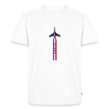 athos patrouille de france airshow - Men's Premium Organic T-Shirt - white - Front - Nico (187cm)