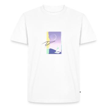 Dream - Men's Premium Organic T-Shirt - white - Front - Nico (187cm)