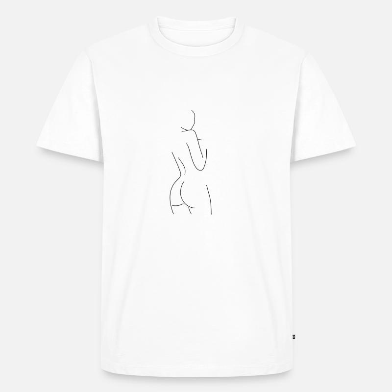 F540EDC3 4BA8 4FEE 87CE 82DF07E144C9 - Männer Premium Bio T-Shirt - Weiß