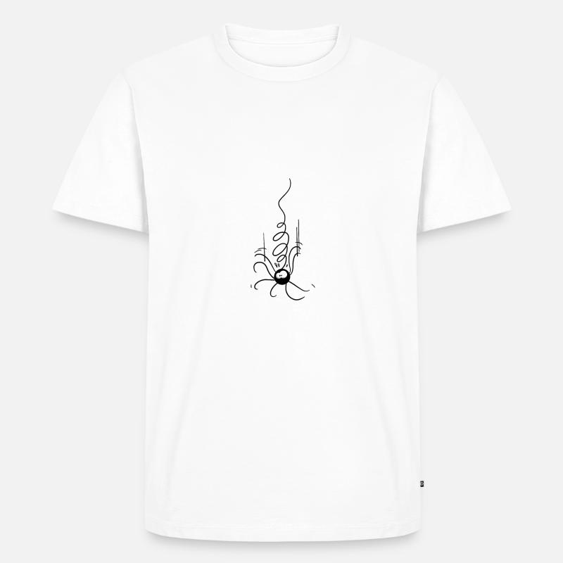 Beth Die Spinne - Der Fall - Männer Premium Bio T-Shirt - Weiß