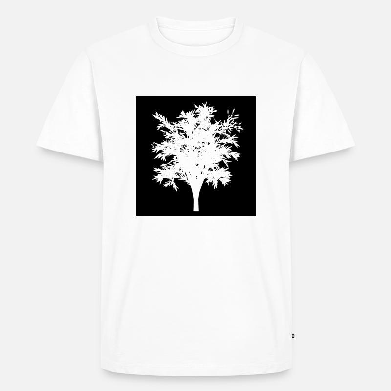 TREE - Männer Premium Bio T-Shirt - Weiß