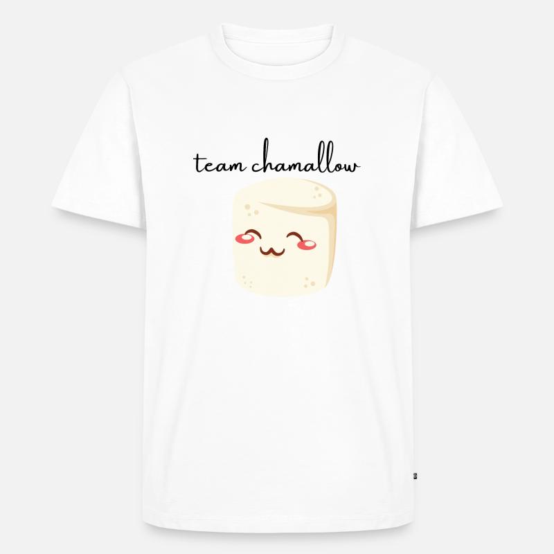 Team chamallow - Männer Premium Bio T-Shirt - Weiß