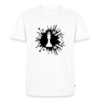 Colour Blecks Chess - Men's Premium Organic T-Shirt - white - Front - Nico (187cm)