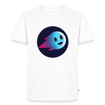 Sanyex Comet - T-shirt Premium bio Homme - blanc - Devant - Nico (187cm)