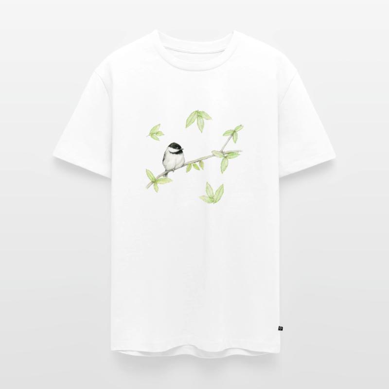 Eine Bleistiftzeichnung eines Mattenkopfes oder Glosskopfes Männer Premium Bio T-Shirt