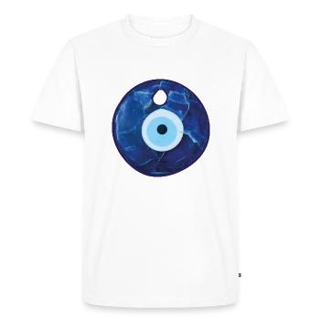 Nazar - Men's Premium Organic T-Shirt - white - Front - Nico (187cm)